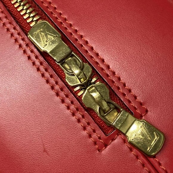 Auth LOUIS VUITTON Sablons M52047 Castilian Red Epi TF0918 Handbag - Picture 6 of 16